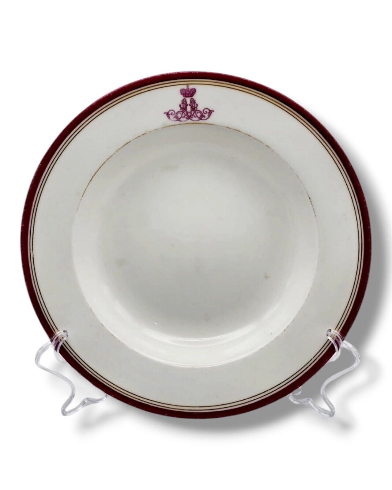 Russian Imperial Porcelain Factory  Dinner plate  Circa 1870