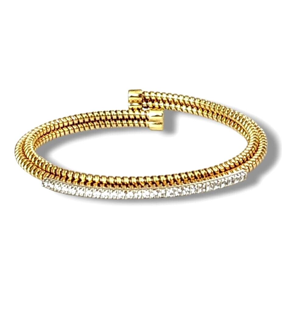 Gorgeous 18K Gold and Diamond Bracelet