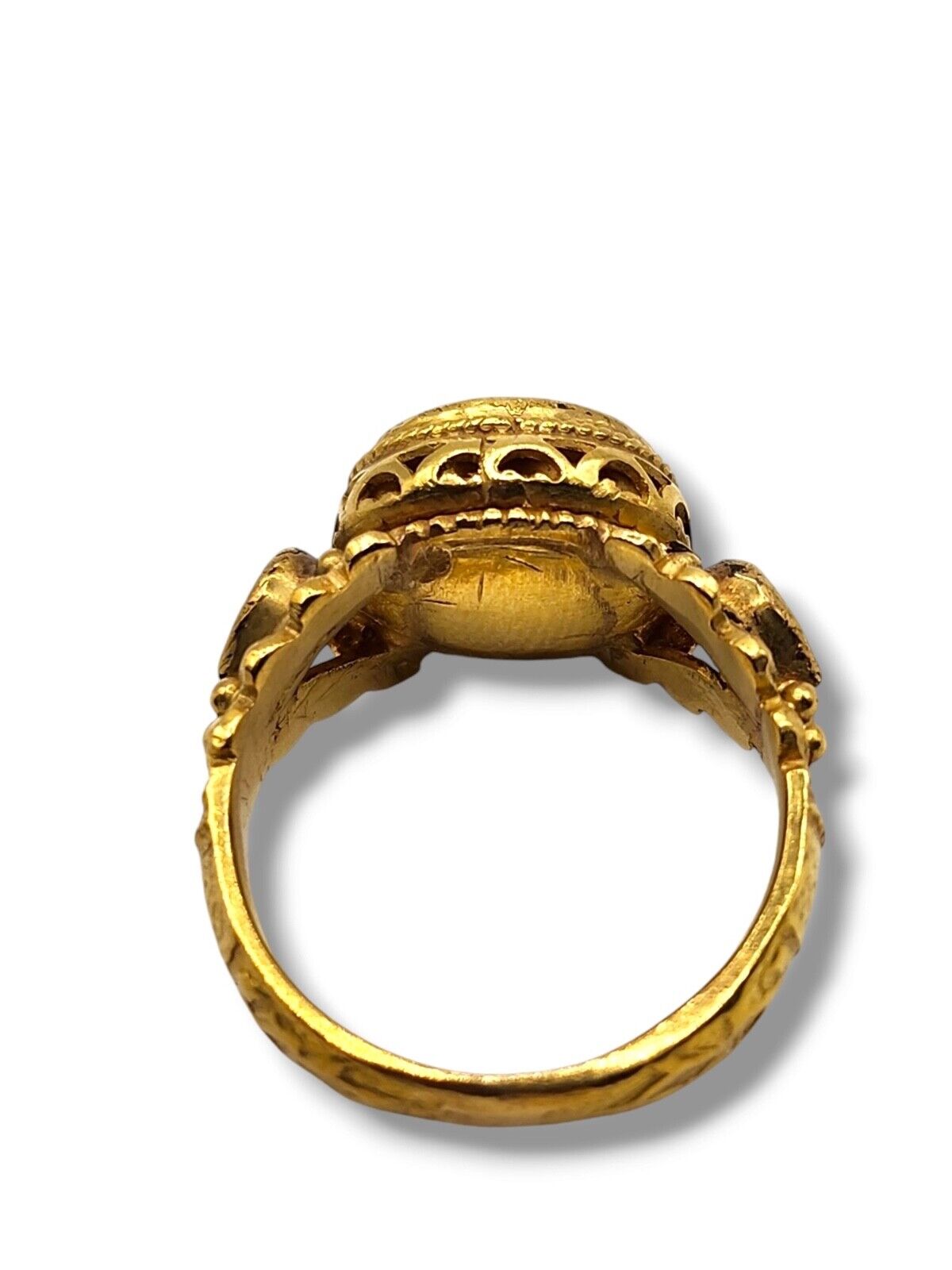 Rare Antique 18k Gold and Diamond Ring