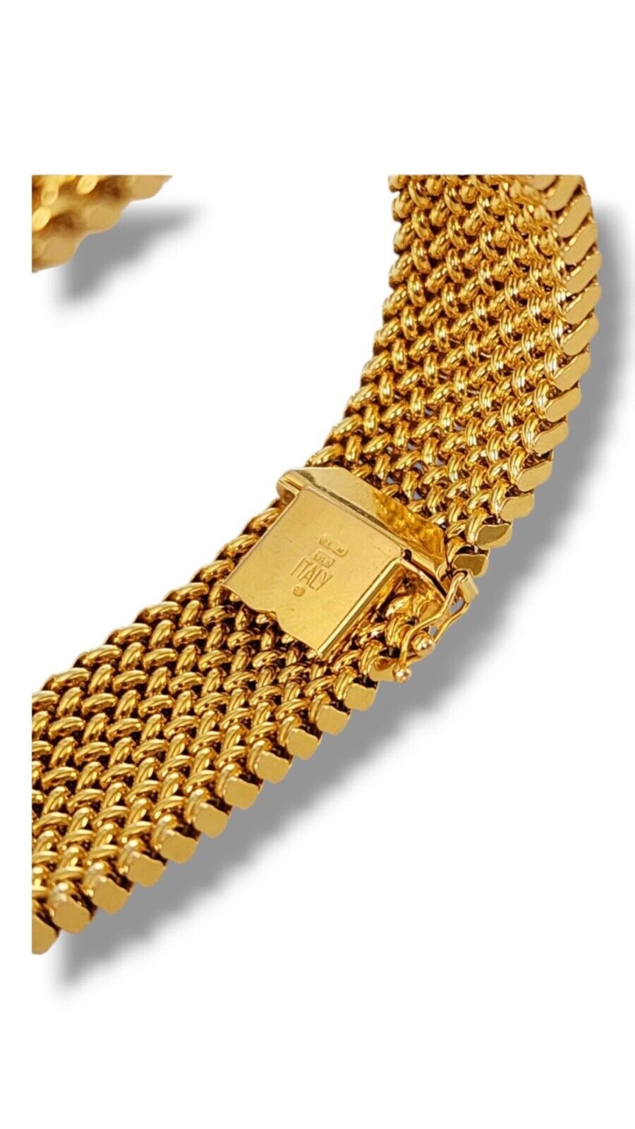 Amazing Italian Brev 14K Gold Bracelet 45 Grams