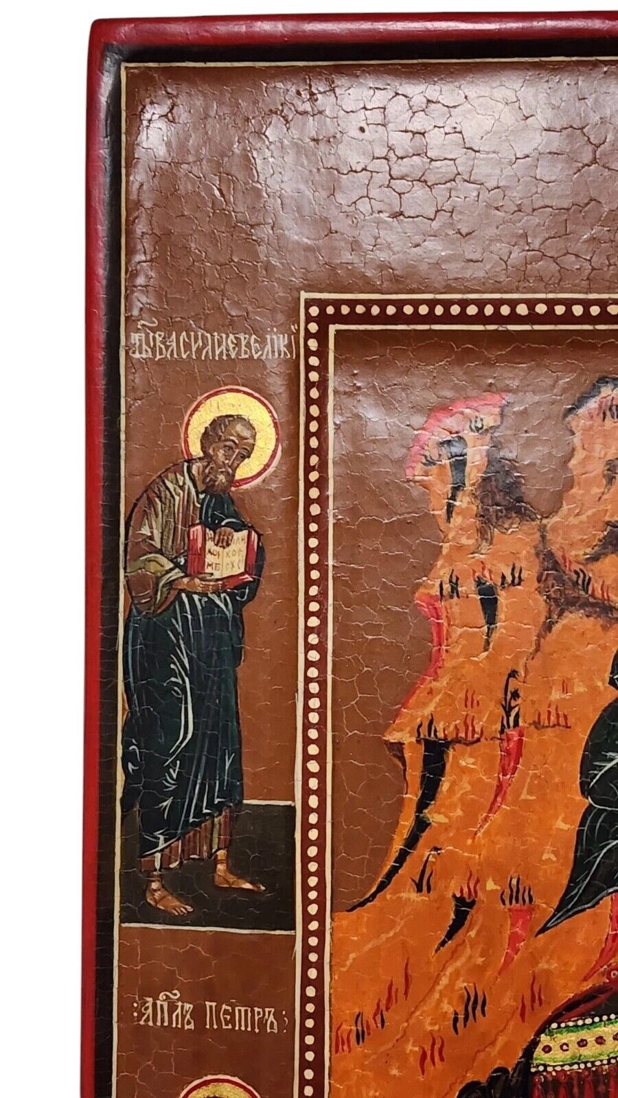 Rare Antique Russian Icon of the Saint Dimitri, Circa 1890