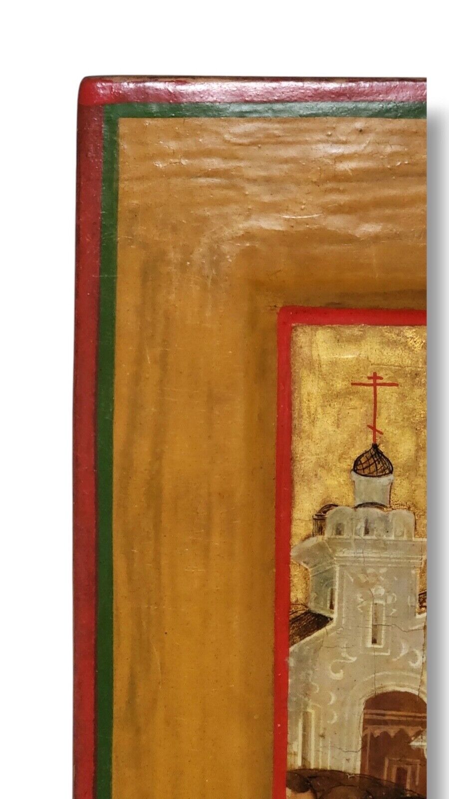 A Superb Russian Antique Icon  Mstera School  Russia circa 1900