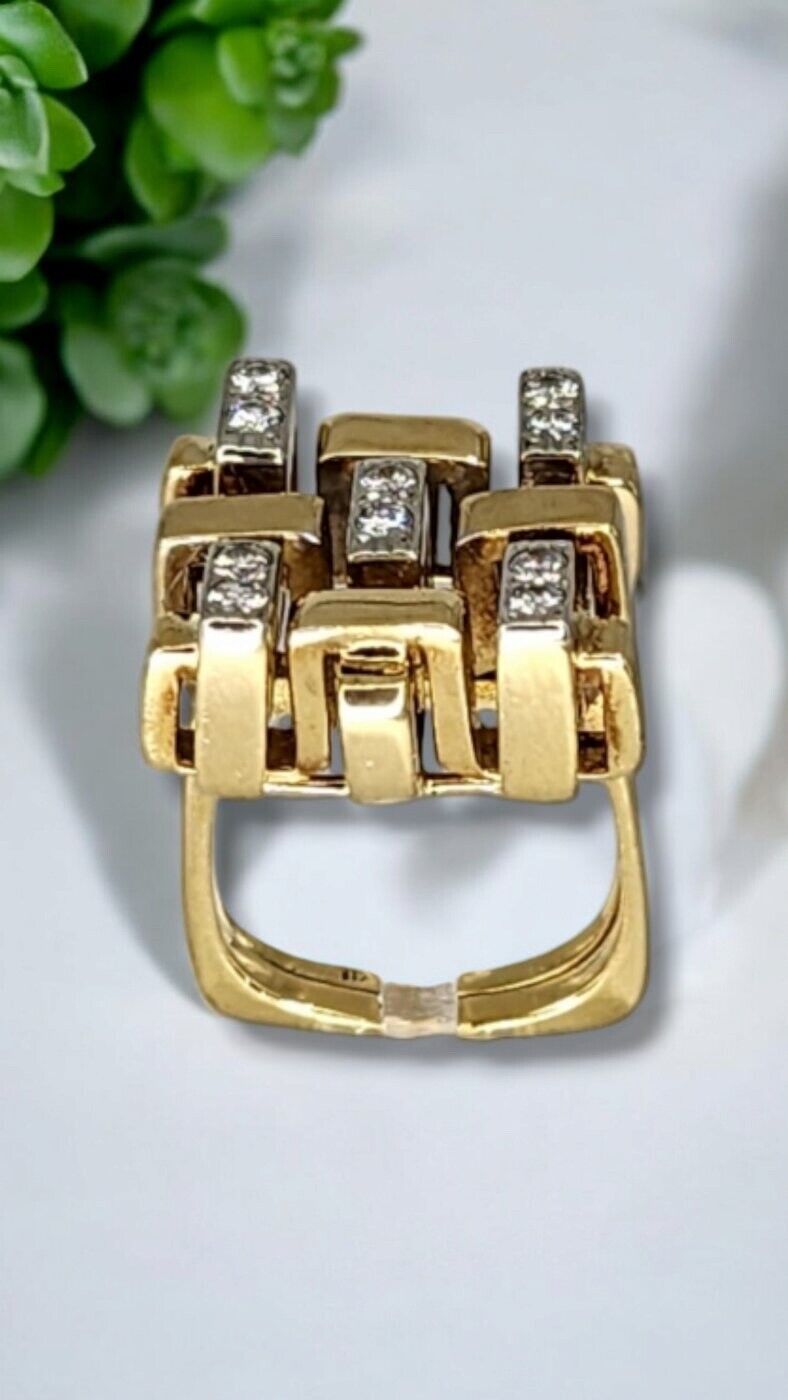 Beautiful Vintage 14K Yellow Gold Ring with Diamonds - 0.40ct. tw.