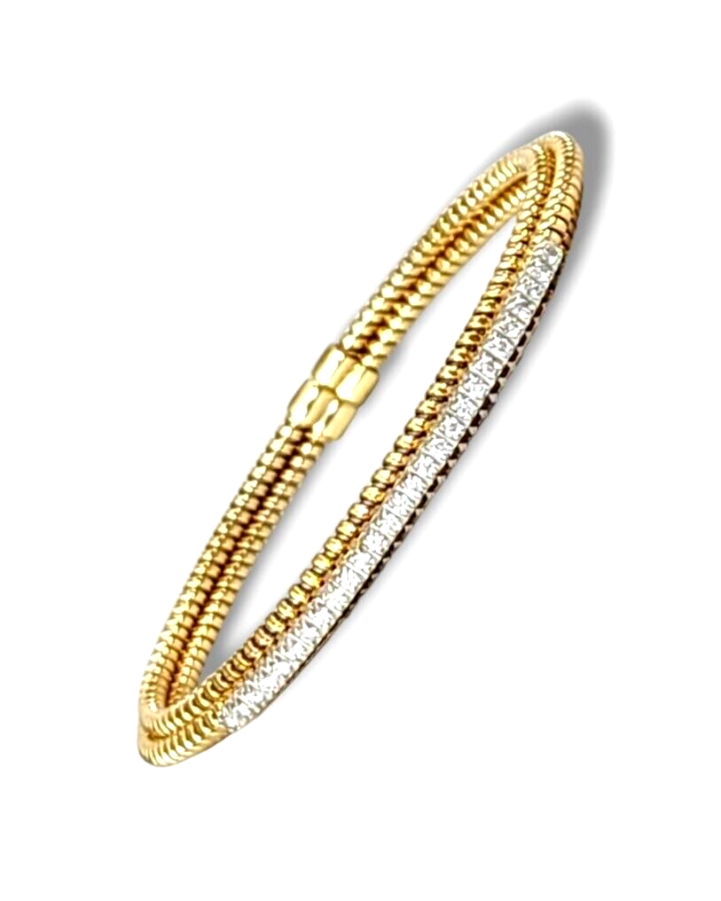 Gorgeous 18K Gold and Diamond Bracelet