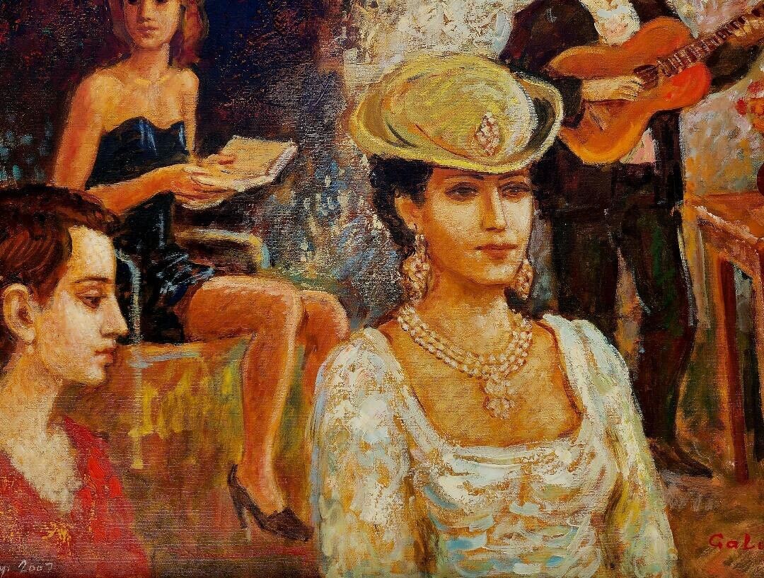 Galust DARBINYAN Original Oil Art Painting ARMENIAN Listed Artist