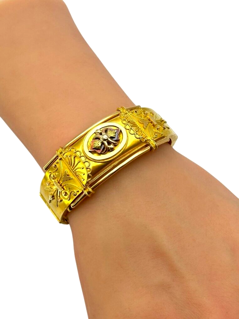 Antique Victorian 14K Gold Amazing Women's Bracelet