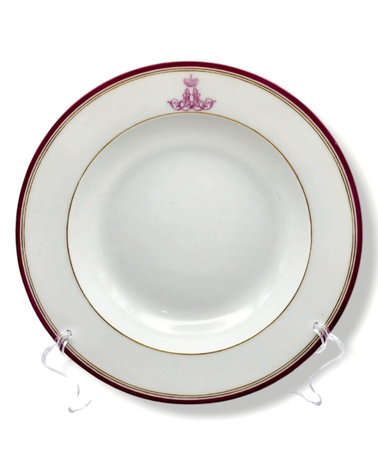 Russian Imperial Porcelain Factory  Dinner plate  Dated 1900